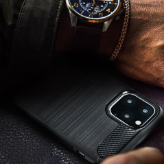 Kryt Carbon na Samsung Galaxy Note 20 Elegant  Čierny