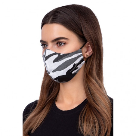 Ochranné rúška - grey camo Viacfarebný