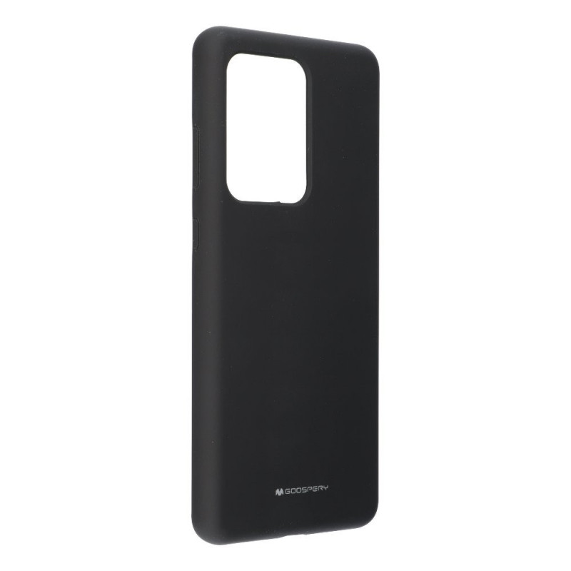 Mercury Silicone na Samsung Galaxy S20 Ultra Silikónový kryt Čierny