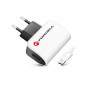 Travel Charger Micro USB Universal 1A + cable Biely