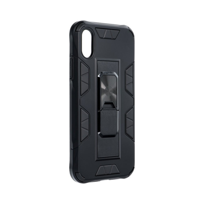 DEFENDER na Apple iPhone XS FORCELL Tvrdený kryt Čierny