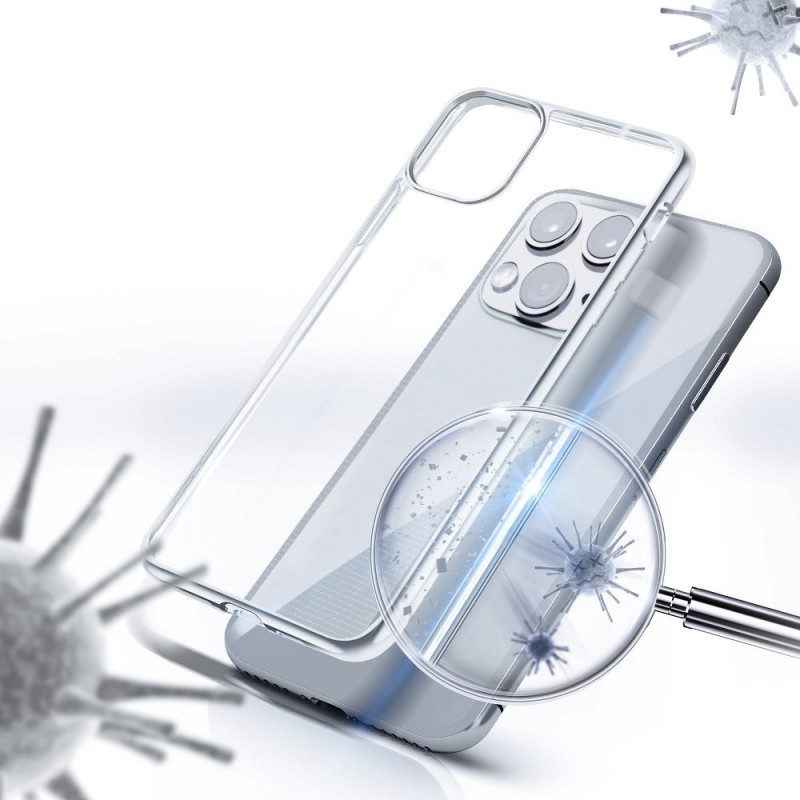 Antibakteriálny na Samsung Galaxy A41 FORCELL kryt TPU Transparentný