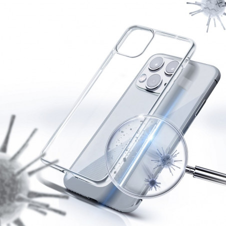 Antibakteriálny na Apple iPhone 11 FORCELL kryt TPU Transparentný