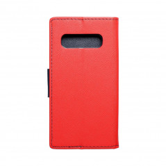 Peňaženkové puzdro Fancy Book na Samsung Galaxy A42 5G Červený / Námornícka modrá