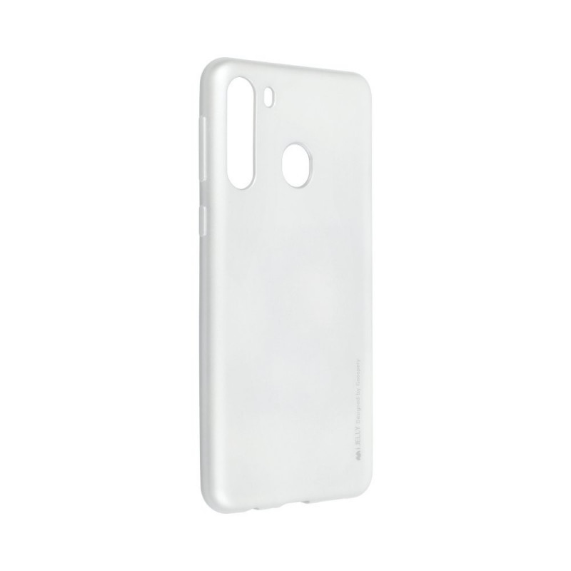 i-Jelly na Samsung Galaxy A21 MERCURY kryt TPU Strieborný