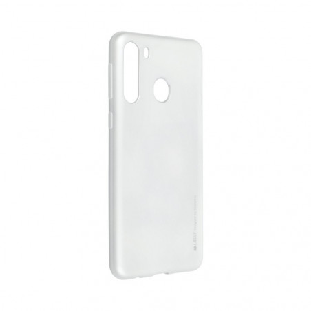 i-Jelly na Samsung Galaxy A21 MERCURY kryt TPU Strieborný