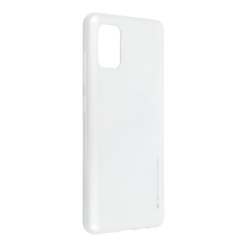 i-Jelly na Samsung Galaxy A41 MERCURY kryt TPU Strieborný