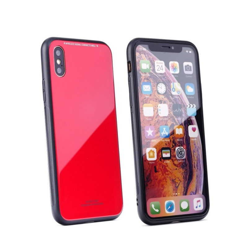 GLASS na Samsung Galaxy S20 FE FORCELL Plastový zadný kryt Červený
