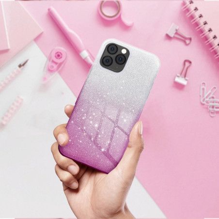 SHINING na Samsung Galaxy A42 5G FORCELL kryt TPU Ružový