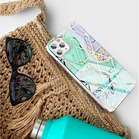 Marble cosmo na Apple iPhone 12 FORCELL kryt TPU Viacfarebný