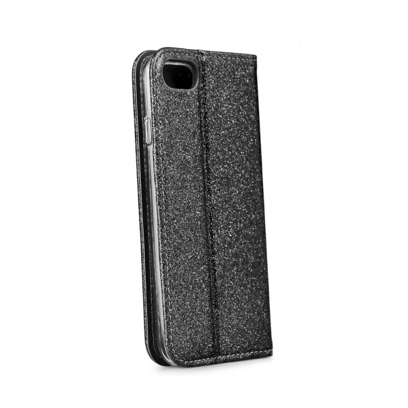 SHINING Book na Samsung Galaxy A42 5G FORCELL Peňaženkový obal Čierny