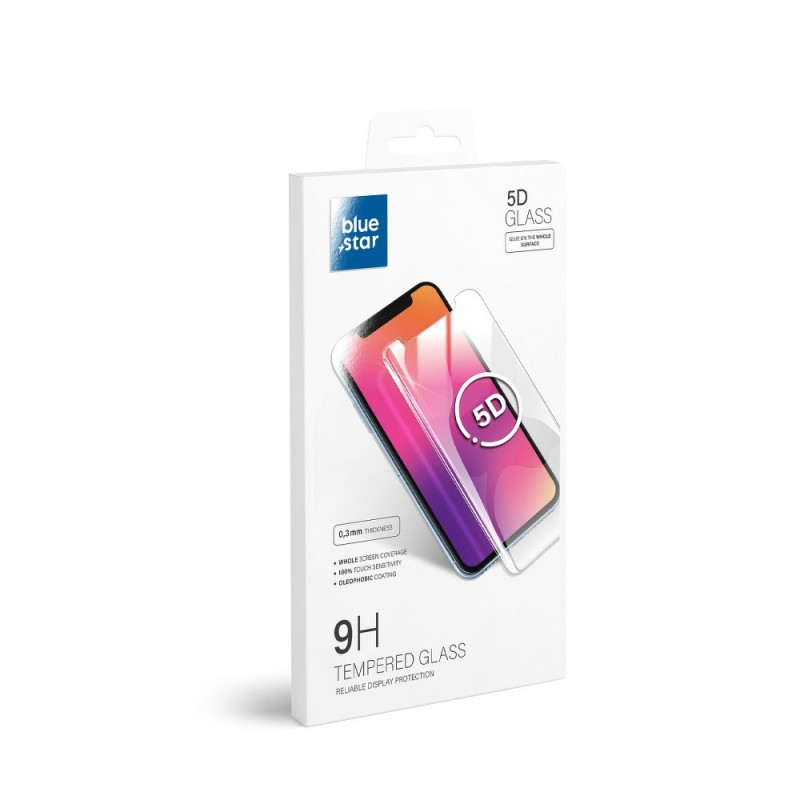 5D na Samsung Galaxy S21 Plus 5G BLUE STAR Ochranné sklo Čierny