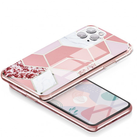 Marble cosmo na Apple iPhone 12 Pro FORCELL kryt TPU Viacfarebný