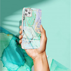 Marble cosmo na Apple iPhone 12 Pro FORCELL kryt TPU Viacfarebný