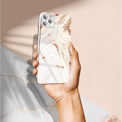 Marble cosmo na Apple iPhone 12 Pro FORCELL kryt TPU Viacfarebný