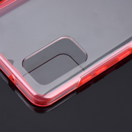 360 Full Cover PC + TPU na Samsung Galaxy S21 Ultra 5G FORCELL Silikónové púzdro Červený
