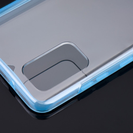 360 Full Cover PC + TPU na Samsung Galaxy S21 Ultra 5G FORCELL Silikónové púzdro Modrý
