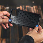 Kryt Carbon na XIAOMI Redmi Note 10 5G Elegant  Čierny