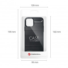 Kryt Carbon na XIAOMI Redmi Note 10 Pro Elegant  Čierny