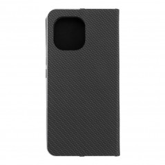 LUNA Carbon na XIAOMI Mi 11 Peňaženkový obal Čierny