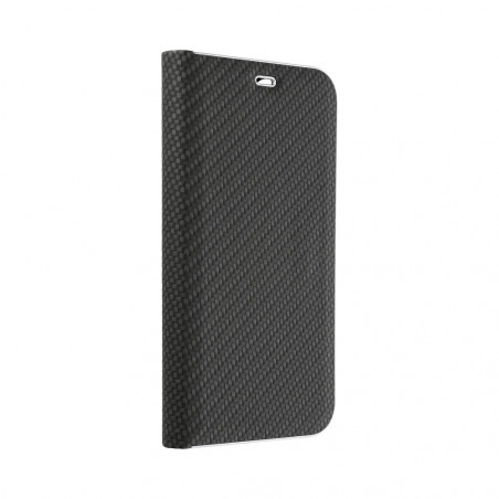 LUNA Carbon na XIAOMI Mi 11 Peňaženkový obal Čierny