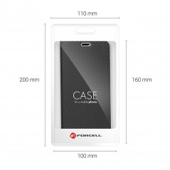 LUNA Carbon na XIAOMI Mi 11 Peňaženkový obal Čierny