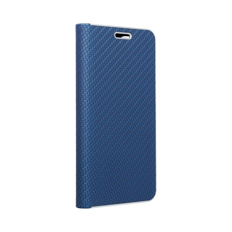 LUNA Carbon na XIAOMI Mi 11 Peňaženkový obal Modrý