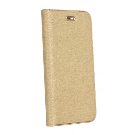 LUNA Book Gold na XIAOMI Redmi Note 10 5G FORCELL Peňaženkový obal Zlatý