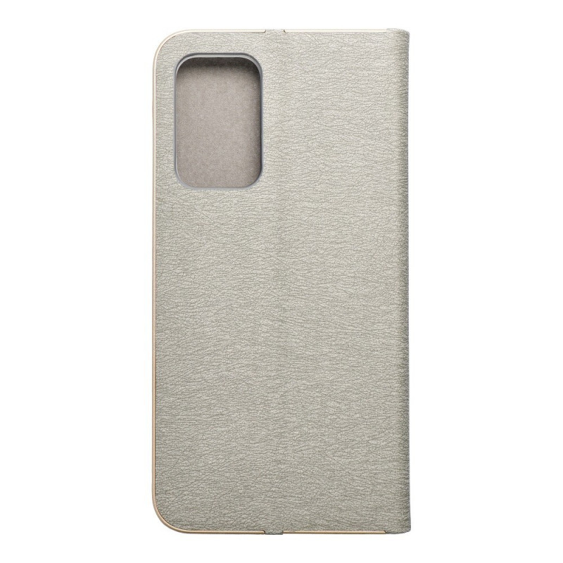 Peňaženkové puzdro LUNA Book Gold na Samsung Galaxy A52 5G Elegant  Strieborný