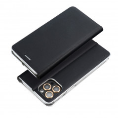 LUNA Carbon na XIAOMI Mi 11 FORCELL Peňaženkový obal Čierny