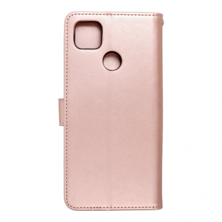 Peňaženkové puzdro MEZZO Book na XIAOMI Redmi Note 10 Pro Strom Ružovo-zlatý