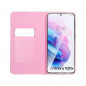 SHINING Book na Samsung Galaxy A42 5G FORCELL Peňaženkový obal Ružový