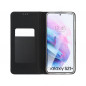 SHINING Book na Samsung Galaxy A52 5G FORCELL Peňaženkový obal Čierny