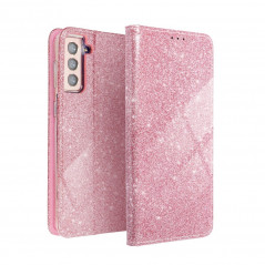 SHINING Book na XIAOMI Mi 11 FORCELL Peňaženkový obal Ružový