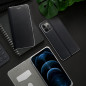 LUNA Carbon na Samsung Galaxy A52 LTE FORCELL Peňaženkový obal Čierny