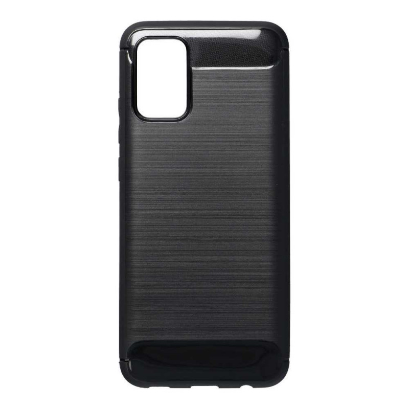 CARBON na Samsung Galaxy A03S FORCELL Silikónový kryt Čierny