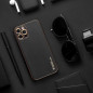 LEATHER na Samsung Galaxy A72 LTE FORCELL Kožený obal Čierny