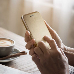Peňaženkové puzdro Book Elegance na Samsung Galaxy A22 5G Elegant  Zlatý
