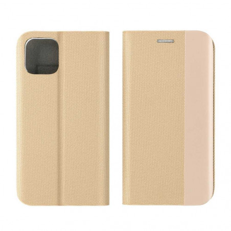 Peňaženkové puzdro Sensitive Book na Samsung Galaxy A22 5G Zlatý