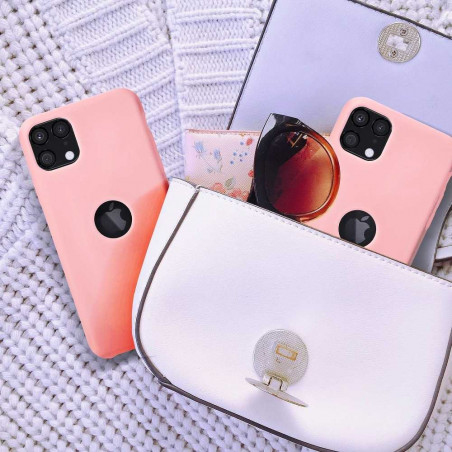 Silicone na Apple iPhone 13 mini FORCELL Silikónový kryt Ružový