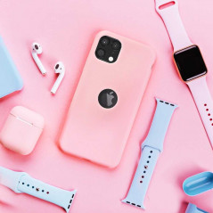 Silicone na Apple iPhone 13 mini FORCELL Silikónový kryt Ružový