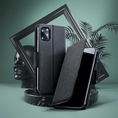 Fancy Book na Samsung Galaxy A03S Peňaženkový obal Čierny