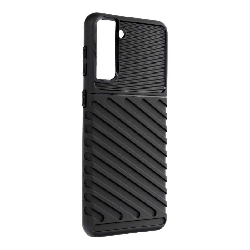 THUNDER na Samsung Galaxy S21 Plus 5G FORCELL kryt TPU Čierny