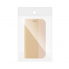Sensitive Book na Apple iPhone 13 mini Obal peňaženka Zlatý