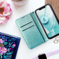 Peňaženkové puzdro MEZZO Book na Apple iPhone 13 Mandala  Zelený