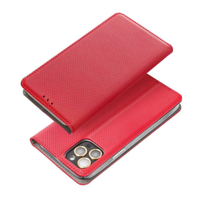 Peňaženkové puzdro Smart Case Book na Apple iPhone 13 mini Červený