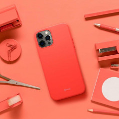 Kryt Roar Colorful Jelly na Apple iPhone 13 Broskyňovo-ružový