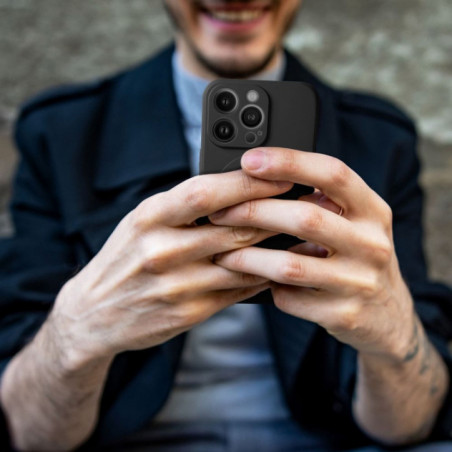 Kryt Silicone Mag Cover na Samsung Galaxy A54 MagSAFE  Čierny